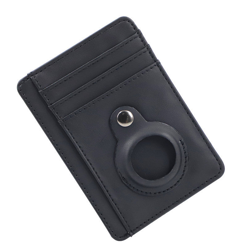 Wallet-PU Leather Airtag Card Holder RFID Anti-theft Card Holder - GLAXPHONE