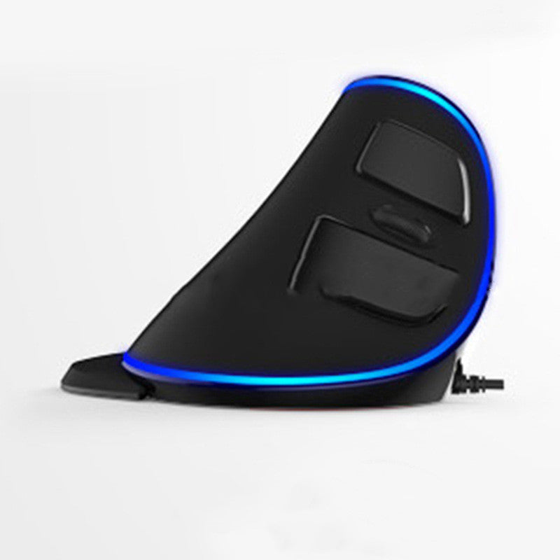 Vertical Ergonomic Snail RGB Anti-Mouse Hand Wired Mouse - GLAXPHONE