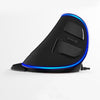 Vertical Ergonomic Snail RGB Anti-Mouse Hand Wired Mouse - GLAXPHONE