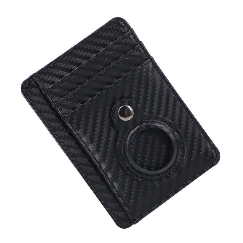 Wallet-PU Leather Airtag Card Holder RFID Anti-theft Card Holder - GLAXPHONE