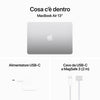 Apple MacBook Air 13'' M3 chip con core 8 CPU e core 8 GPU, 8GB, 256GB SSD Argento