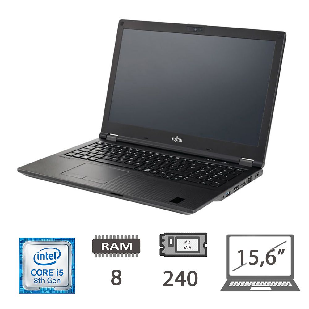 Fujitsu E559 i5-8265u 8/240 15.6 W10P - Ricondizionato Grado A